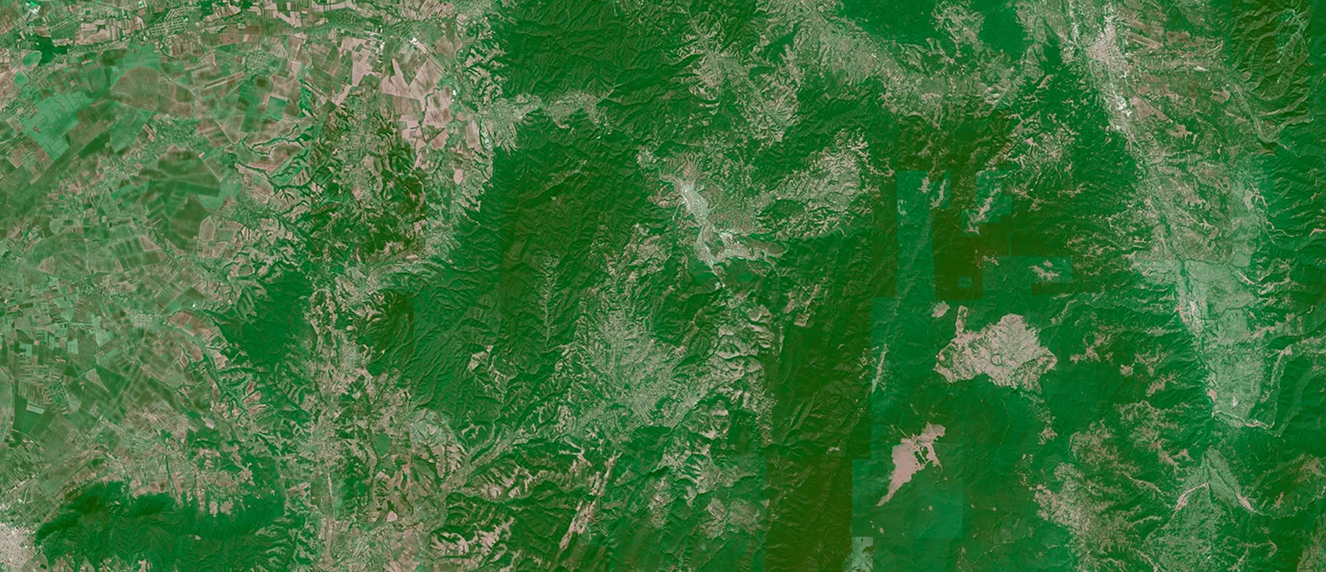 Banat Mountains wide image